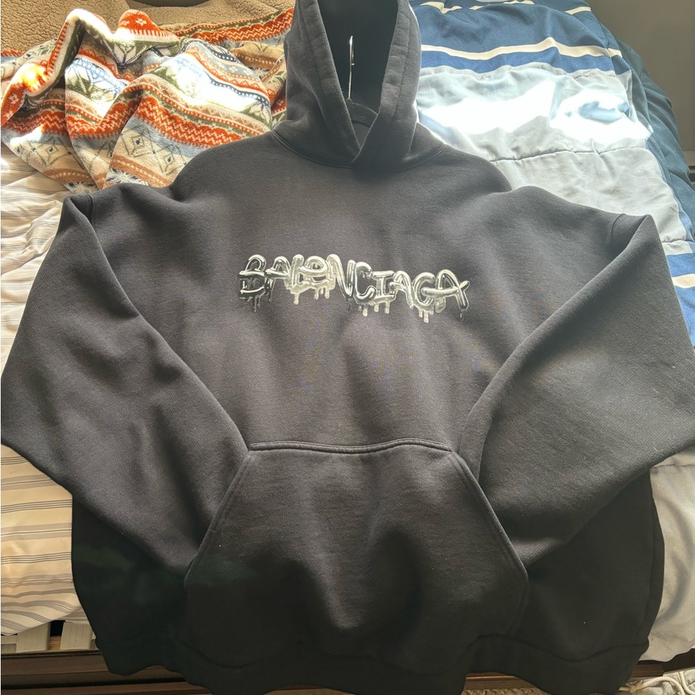 Balenciaga slime logo hoodie